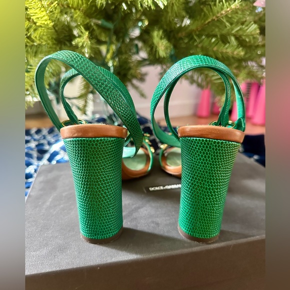 Dolce & Gabbana Sandals Verde Smeraldo size 39 (US 8.5) - Picture 12 of 16